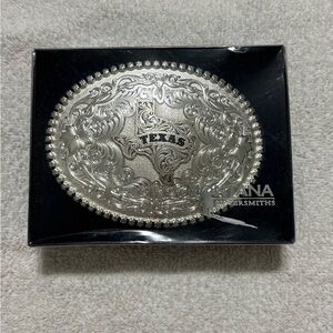 Montana Silversmiths Silver Texas Emblem Buckle